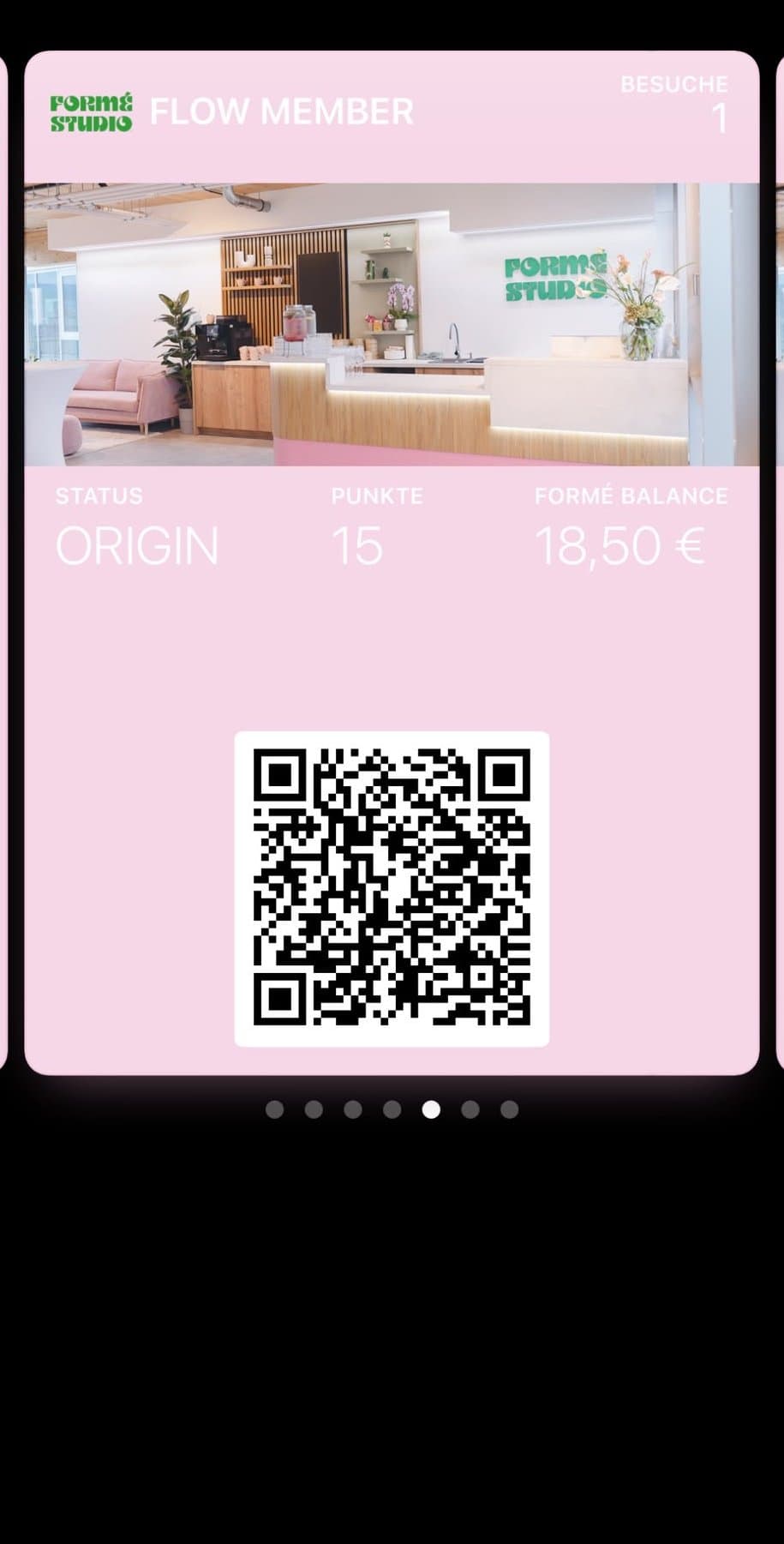 Formé Studio Treuekarte in Apple Wallet